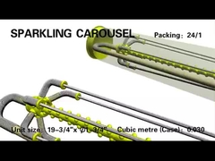 Carrousel Temps Lanterne Sparkler, Mandarin Jouet de Noël Mariage Feux d' artifice