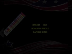 5 coups de feu Mandarin Candelier romain Feux d'artifice 0.032 CBM Pyrotechnique personnalisable