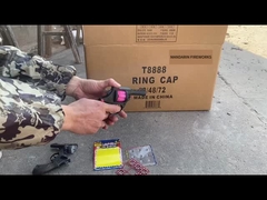 Nouveauté jouets pistolet feux d' artifice, 121 cow-boy cap 8 coups de feu caps d' anneau en plastique