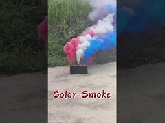 Des feux d'artifice de jour à trois couleurs, des éclairs de fumée, des bombes de couleur pour la photographie de mariage, des éclairs de fumée
