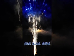 Ventes en gros de feux d'artifice bleus sur mesure Pyrotechnique 100 coups 1.4G Consommateurs Hurlant loup gâteau de feux d'artifice