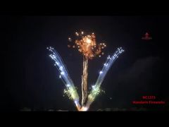 1.3G Un0335 Feux d'artifice professionnels de gâteau de Noël personnalisables en extérieur, pyrotechnie, batteries