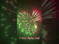Usine chinoise 6 pouces affichage coquilles pyrotechnie artillerie papier Shell feux d'artifice