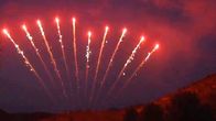 1.3g Festival Single Row Fireworks Salute Pyrotechnics 10 Shots Chinese Fireworks