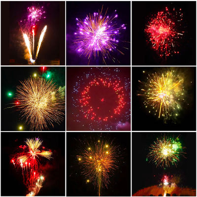Liuyang Mandarin Fireworks Customized Consumer Fireworks Special Effects Wholesale Cheap Price 0.8 Inch 50 Shots Cake Fireworks