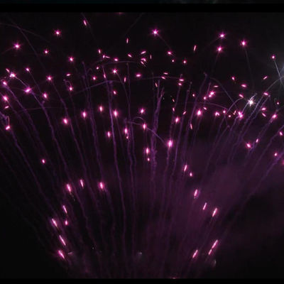 1.3G Professional Fireworks Cake 180 Shots Customizable Christmas Festival Pink Crossette Outdoor Professional Cake Fireworks