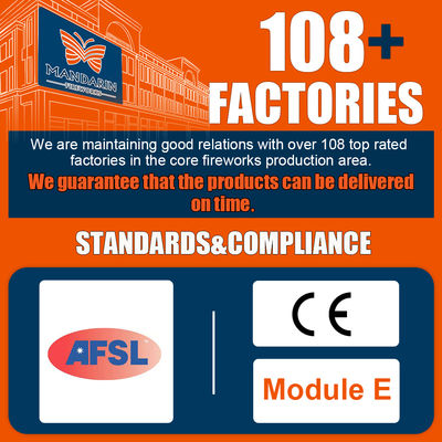 100 Shots Z Fan Shape Cake Pyrotechnics Suppliers Salutes Professional Fireworks Supplies 1.3g Un0335