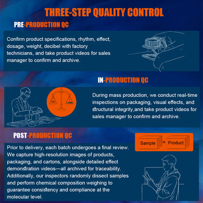 Liuyang Mandarin Fireworks 1.4G Fireworks 1.2 '' 7 Shots Single Row Fan Shape Fireworks Cake Chinese Festival Fireworks