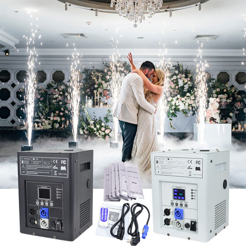 750W Wireless DMX Control Cold Pyro Sparkler Fireworks Fountain Machine For DJ Stage Wedding Party Cold Spark Machine