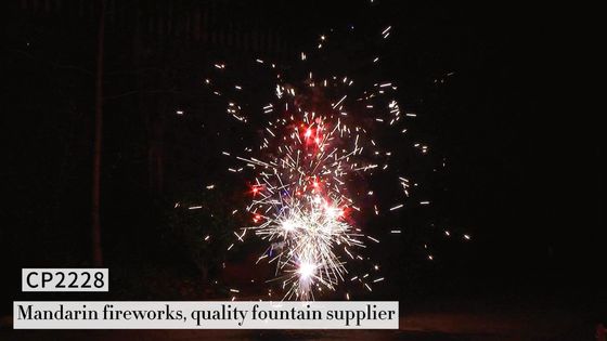 Feux d'artifice frais de pyrotechnie de fontaine de mandarine de Liuyang pour le festival