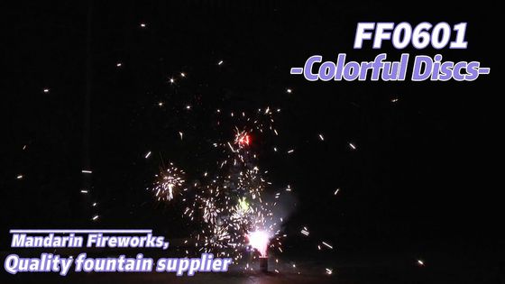 Pyrotechnie chinoise de feux d'artifice moulus de fontaine de partie pour la célébration de Noël