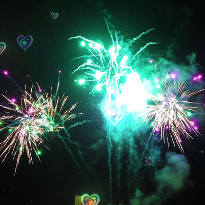 Célébration extérieure professionnelle 1.3g de stade de tirs des feux d'artifice 228 de gâteau
