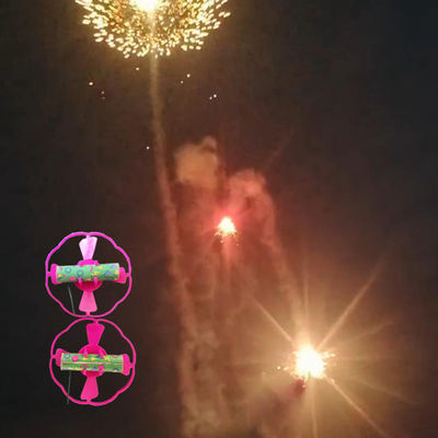 Grands feux d'artifice de Skyshots de feux d'artifice de nouveauté de feux d'artifice de méduses de Liuyang pyrotechniques
