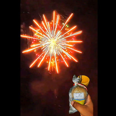 2025 Mandarin Pyrotechnique 3 4 5 6 pouces Feux d'artifice professionnels Affichage Feux d'artifice de coquille 1.3g