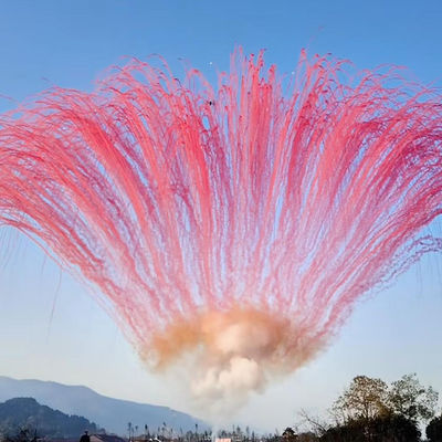 Fabrique chinoise en gros Feux d'artifice de jour pour tous les événements Fête Feux d'artifice de gâteau de fumée de couleur Pyrotechnie