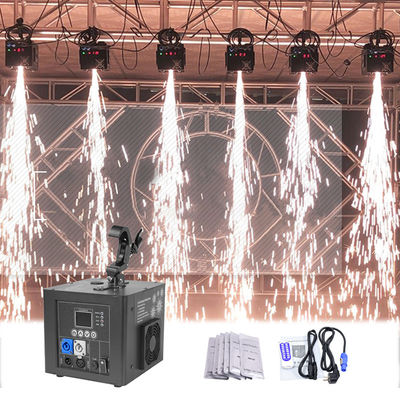 800W cascade télécommandé machine à étincelle froide inversée pour le contrôle de la chute de l'étincelle de la scène mode DMX512/Remote