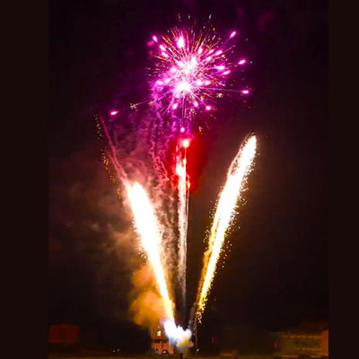 Fête personnalisée Fête Feux d'artifice 218 tirs Fête de mariage 1.4G gâteau Pyrotechnique 2025 Ventilateur