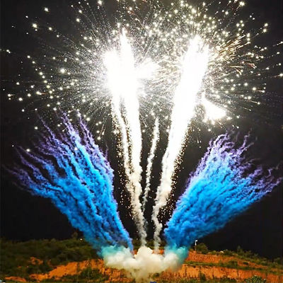 Chinois usine de couleur de la fumée pyrotechnique en gros professionnel feu d'artifice de l'affichage feu d'artifice de jour de gâteau de 1,3g
