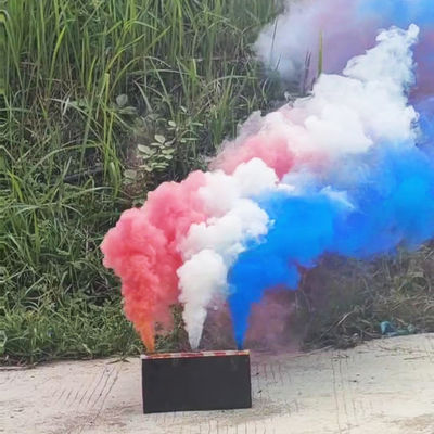 Chinois de couleur de la fumée de jour des feux d'artifice de trois couleurs de la fumée Flare de la bombe de couleur pour la photographie de réunion sportive