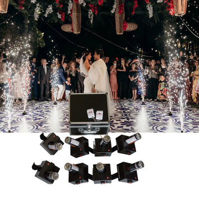 8 Indices Télécommande sans fil Scène d'incendie Fontaine Feux d'artifice Pyrotechnique Système d'allumage D'allumage Pyro machine froide Pour le mariage