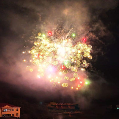 Feu d'artifice en papier de gros de pyrotechnie d'usine chinoise, gâteau de feux d'artifice de 1,2 pouce, 25 coups, feux d'artifice de consommation - pour la célébration du festival