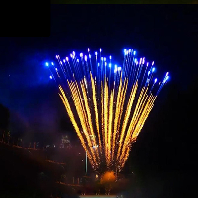 Feu d'artifice chinois d'usine Mandarin Pyrotechnics 100 coups Bleu Cake avec des effets étonnants pour les événements de mariage, les célébrations de festivals
