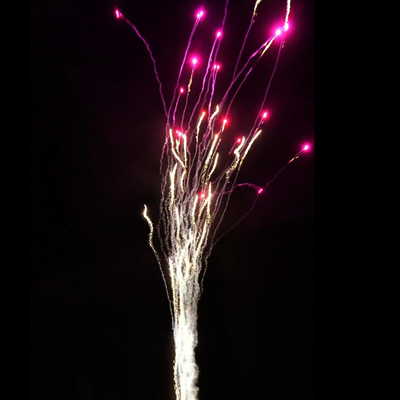 Les feux d'artifice chauds de l'usine chinoise, le loup hurle et le dalia rose, gâteau de plein air, gâteau de feu d'artifice standard pour la fête.