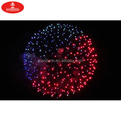 mortier aérien Shell Fireworks de salut de boules professionnelles de la pyrotechnie 1.3g