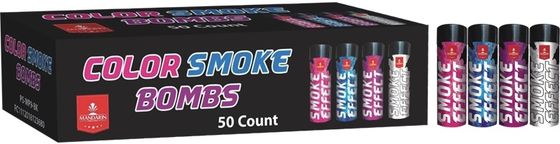 90s tirent des feux d'artifice de Ring Colorful Smoke Bomb Tube 40*130mm pour la célébration