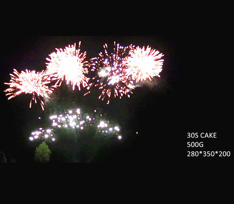 30 feux d'artifice en forme d'hélice de gâteaux de tirs 500G 25*30*200mm pour la célébration