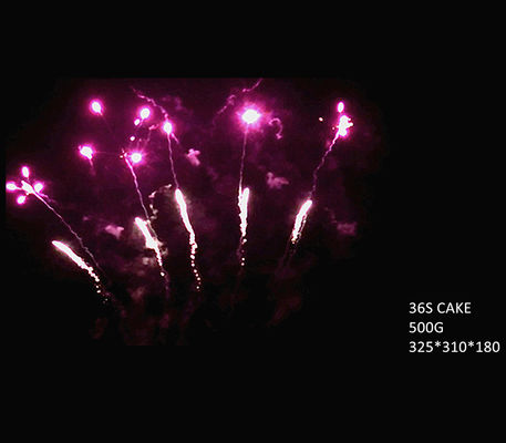 Les 36 feux d'artifice de haute qualité de forme de fan de gâteau des tirs 500G vendent des feux d'artifice en gros de Liuyang de Chine