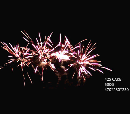 42 feux d'artifice de gâteau du consommateur de tirs des travaux faits sur commande du feu de fournisseur professionnel de feux d'artifice de Liuyang