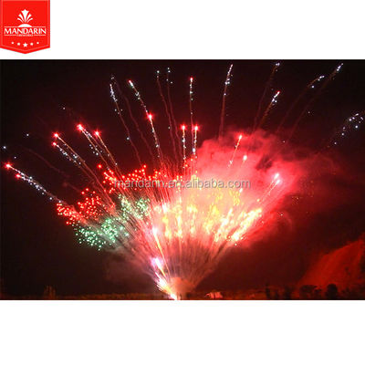 100 tirs les feux d'artifice que professionnels montrent Z ont formé la pyrotechnie de feux d'artifice