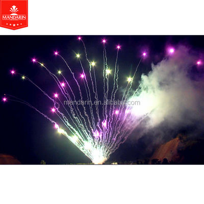 La pyrotechnie Feux D'Artifice de mandarine de Fuochi D'Artificio 100 feux d'artifice de tirs durcissent la forme Feu D'Artifice de X