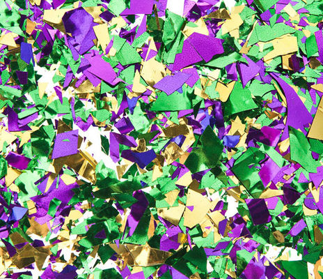 Canon coloré de confettis de partie de rectangle métallique pour la célébration