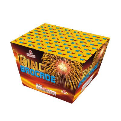 25 tirs des feux d'artifice de gâteau du consommateur de 500 grammes éventent la pyrotechnie de salut de forme