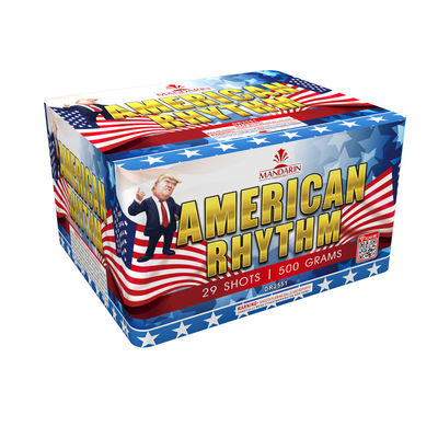 29 feux d'artifice chinois de pyrotechnie de mandarine des feux d'artifice 0.077CBM de gâteau du consommateur des tirs 500G