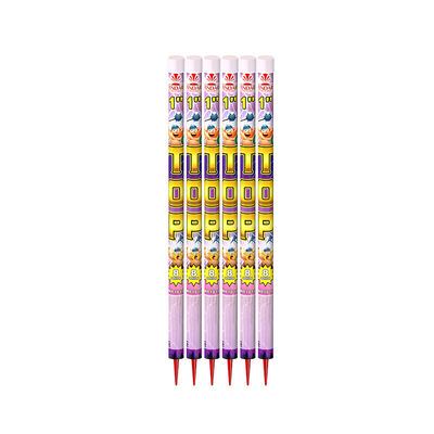 0.039CBM Roman Candle Fireworks 1 pouce 5 8 boules tirées pour la fête d'anniversaire