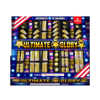 Les boules de pyrotechnie de CBM du feu d'artifice 0,074 de coquilles de salut de boîte métallique ont adapté aux besoins du client