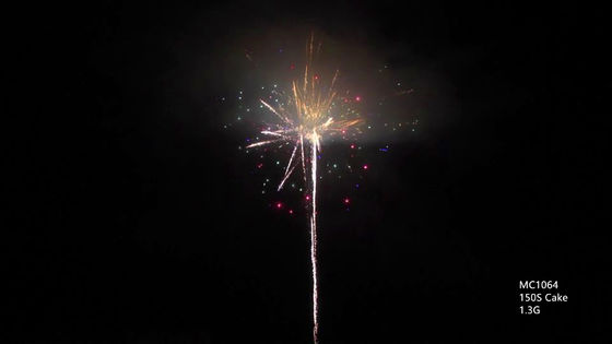 Mandarin 1.3g 150 300 500 600 1000 Shots Noël Nouvel An Grand gâteau Feux d'artifice à l'extérieur