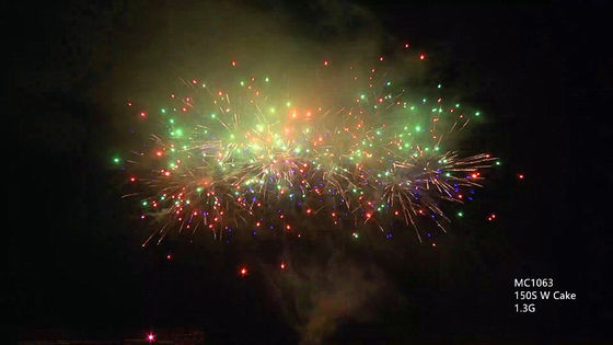 Feux d'artifice professionnels de pyrotechnie d'OEM 100 150 300 tirs