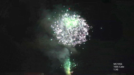 Feux d'artifice professionnels personnalisables de gâteau de tirs d'AFSL 100 pour la célébration de festival